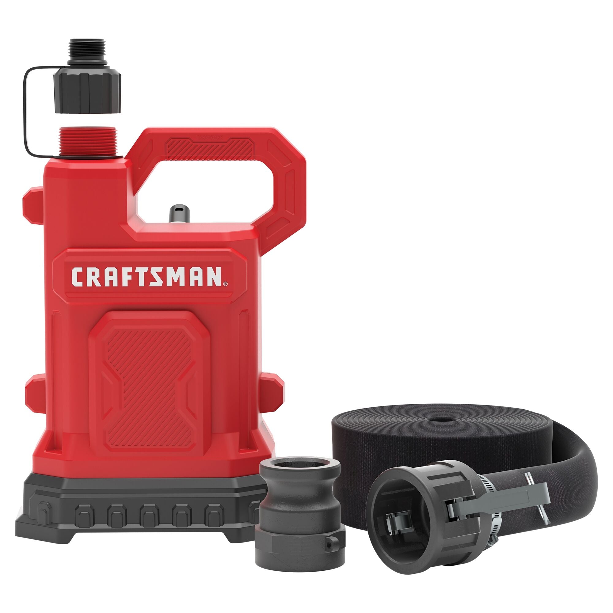 Craftsman 1/3 HP Thermoplastic Water Pump with Lay-Flat Discharge Hose Kit - Sewage Pumps