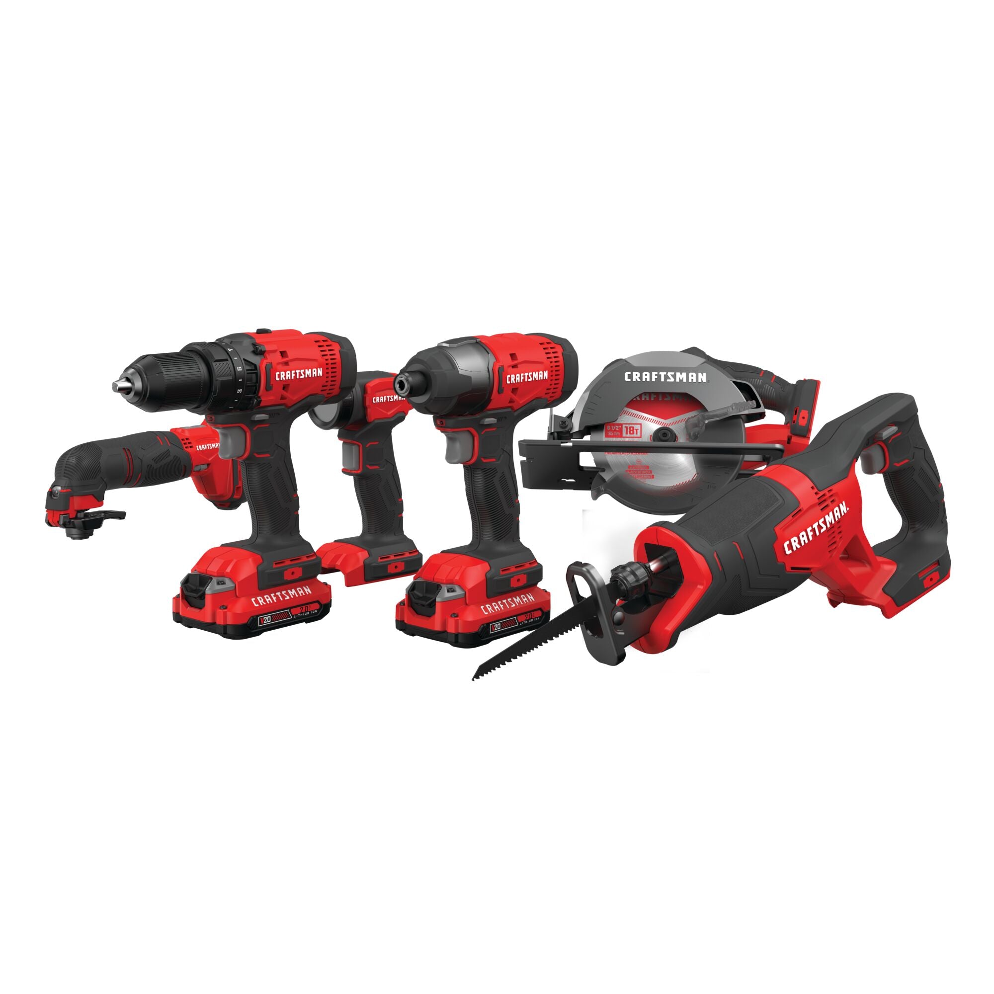 Shop BLACK+DECKER 6-Tool 20-Volt Max Power Tool Combo Kit with