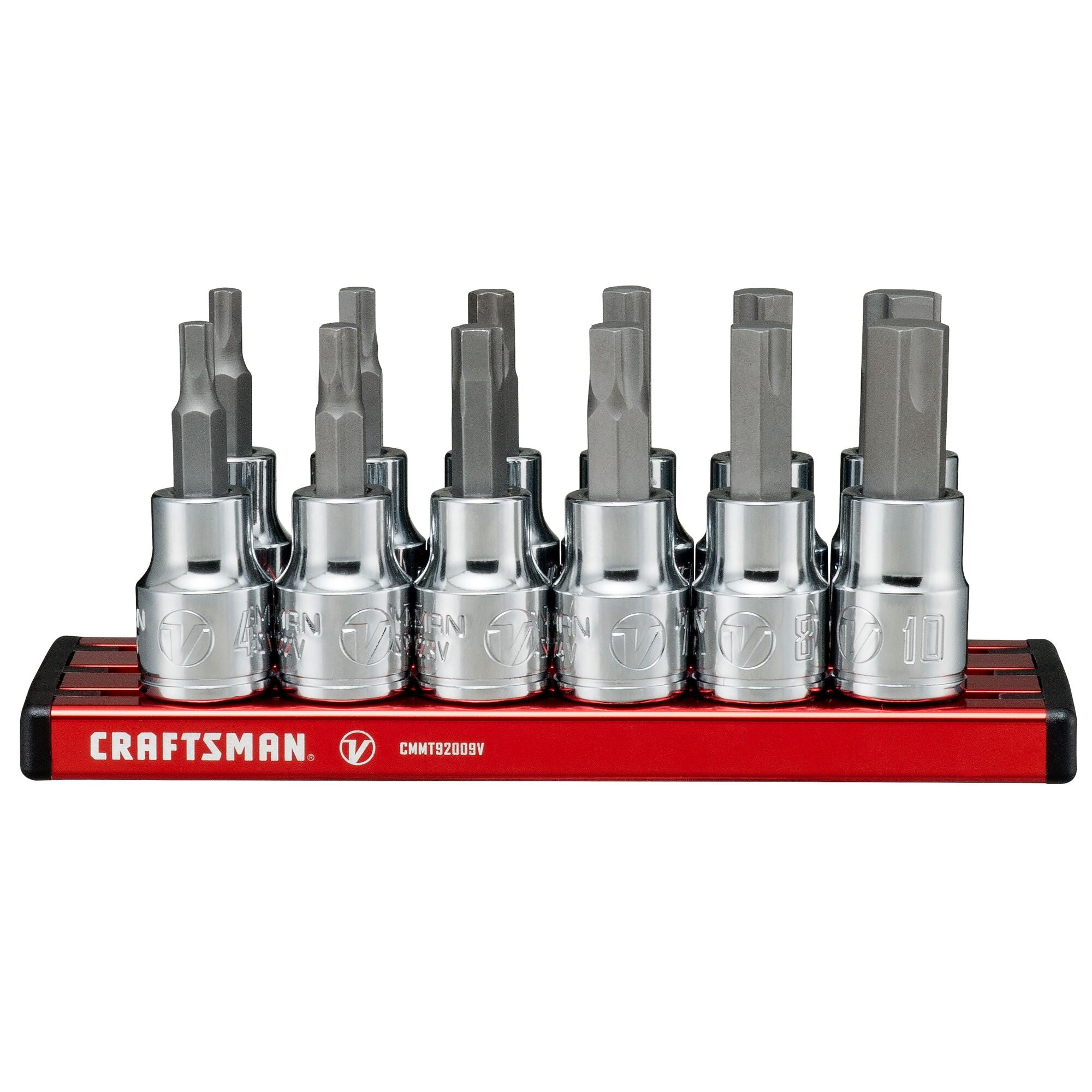 V-Series™ 3/8 in Drive X-Tract Technology Hex Bit Socket Set (12