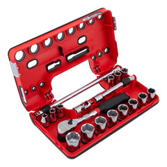 V-Series™ 3/8 in Drive Metric 6-Point Tool Set (18 pc)