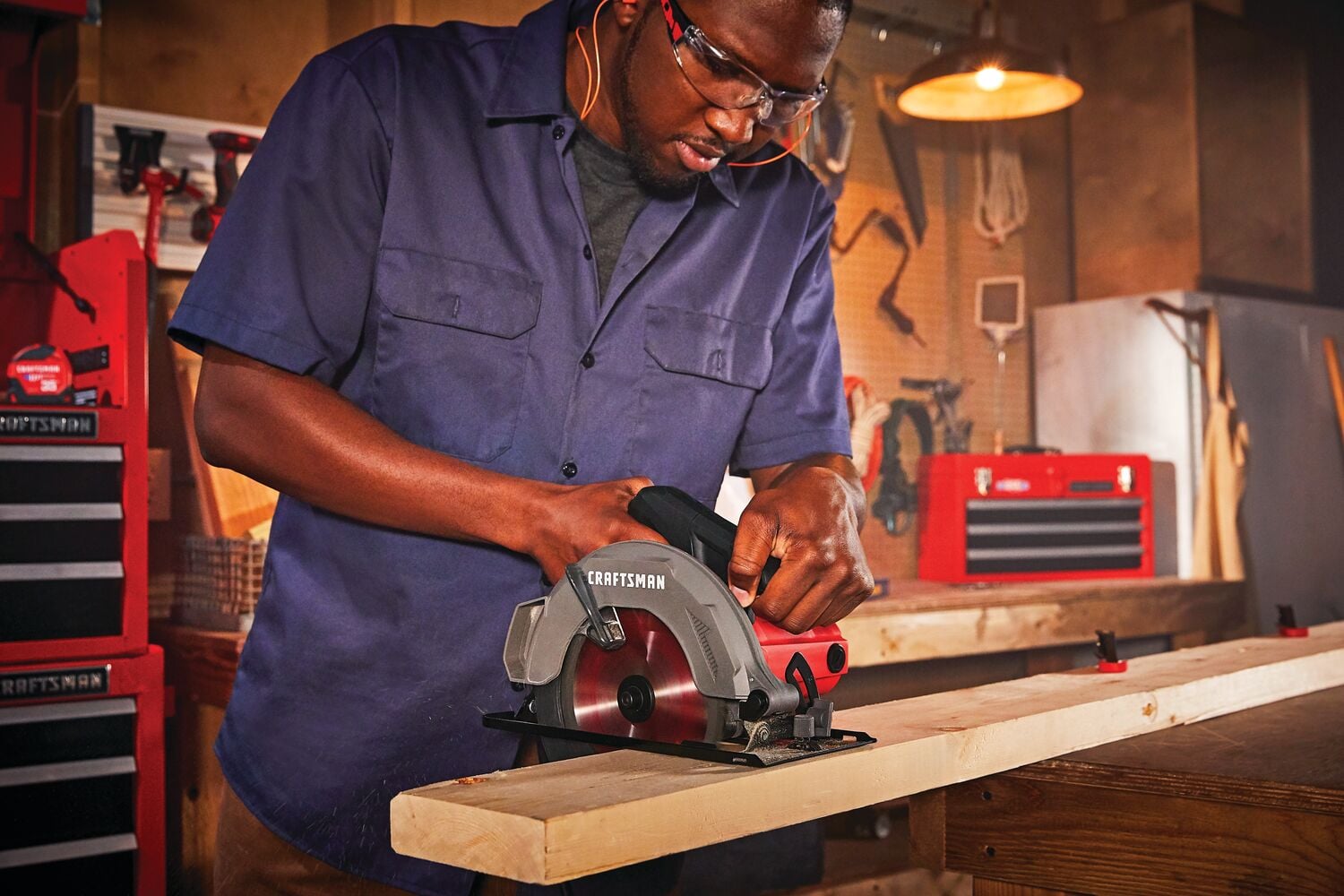 View of CRAFTSMAN Circular Saws  being used by consumer