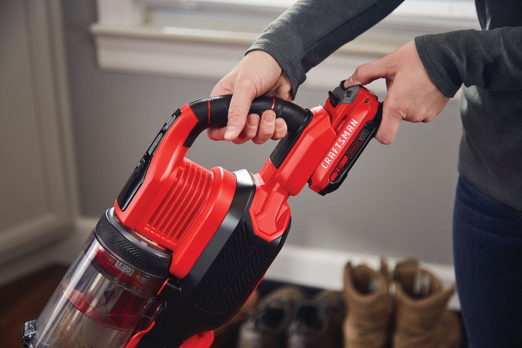 View of CRAFTSMAN Cleaning: Dust & Debris Collection  being used by consumer
