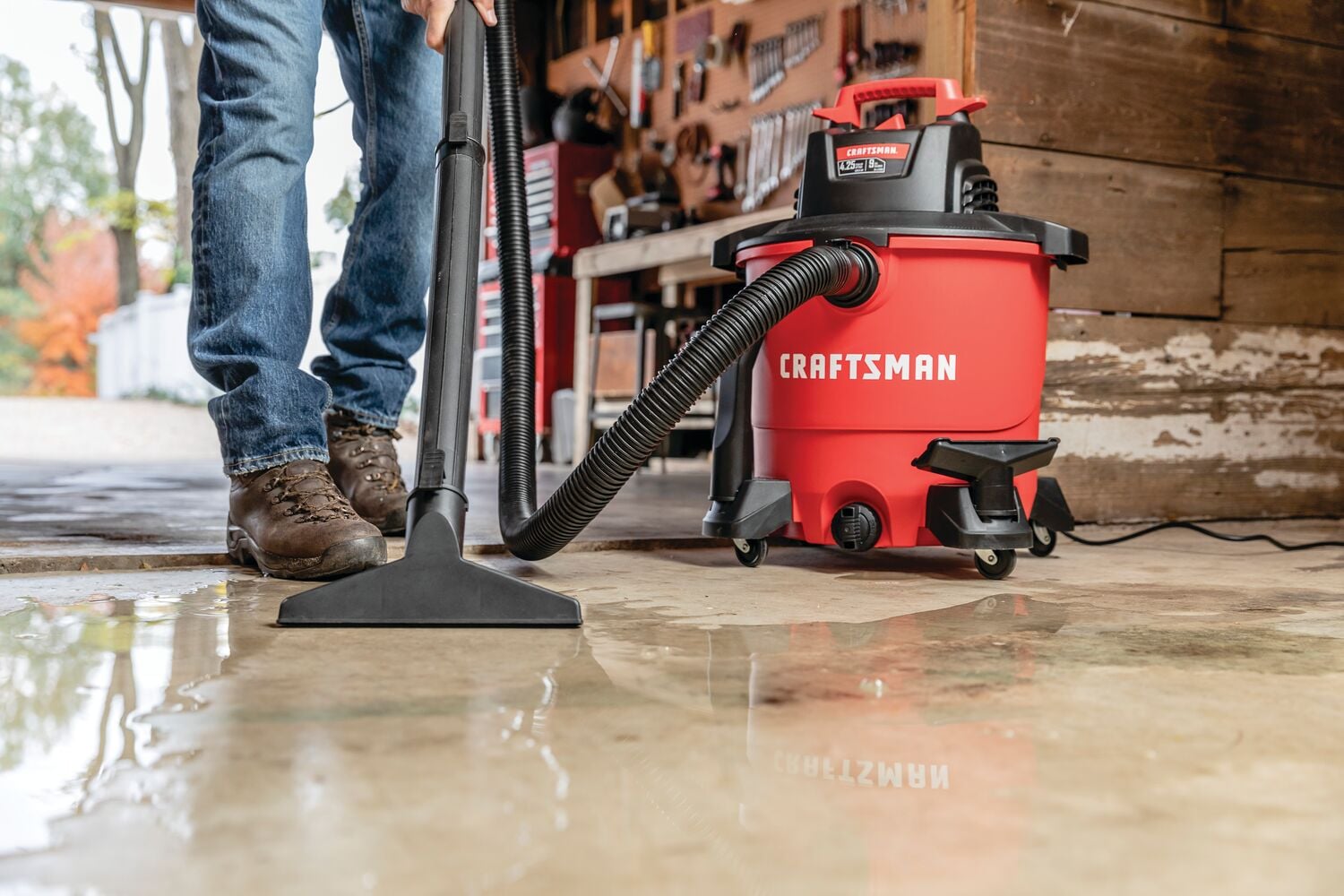 View of CRAFTSMAN Accessories: Vacuums  being used by consumer