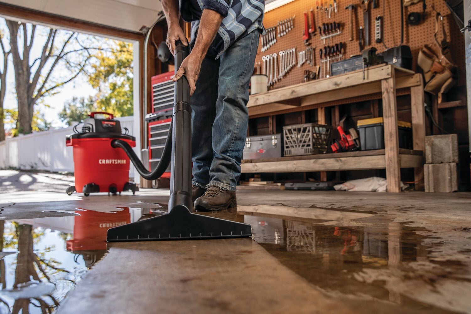View of CRAFTSMAN Accessories: Vacuums  being used by consumer