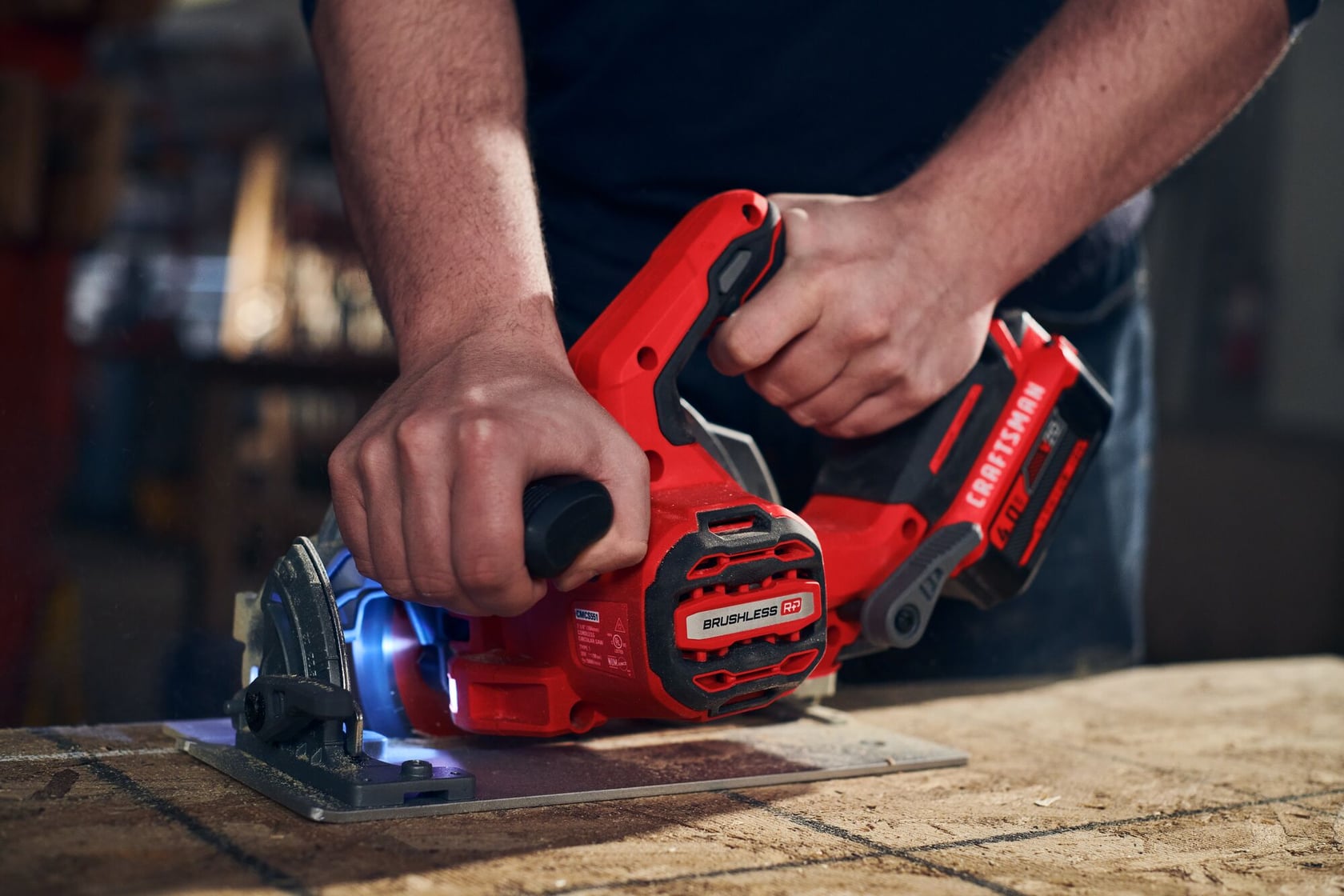 View of CRAFTSMAN Circular Saws  being used by consumer