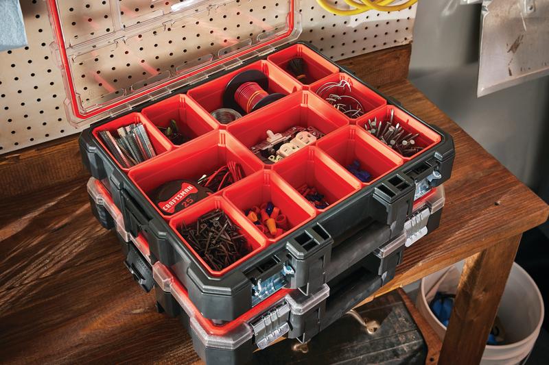 2 x l pro organizer placed on a table placed on top of each other.