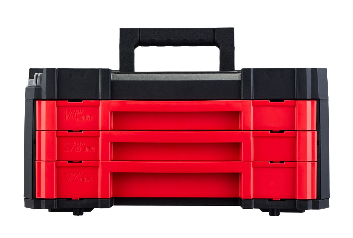 CRAFTSMAN VERSASTACK 242-Piece Standard (SAE) and Metric Polished Chrome Mechanics Tool Set with Hard Case Front View