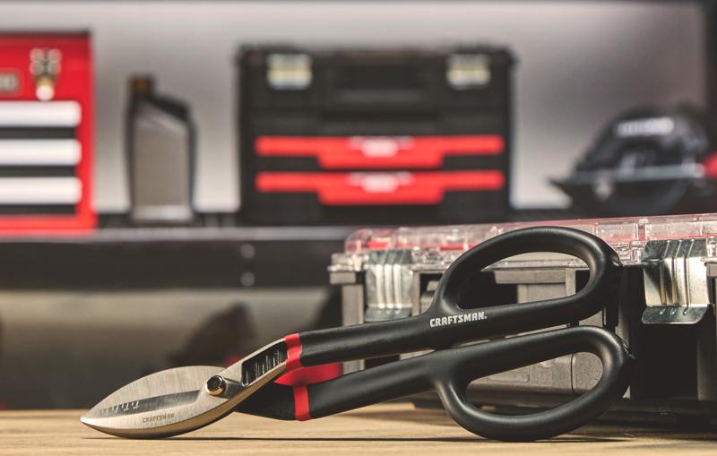 CRAFTSMAN All Purpose tin snips in garage environment