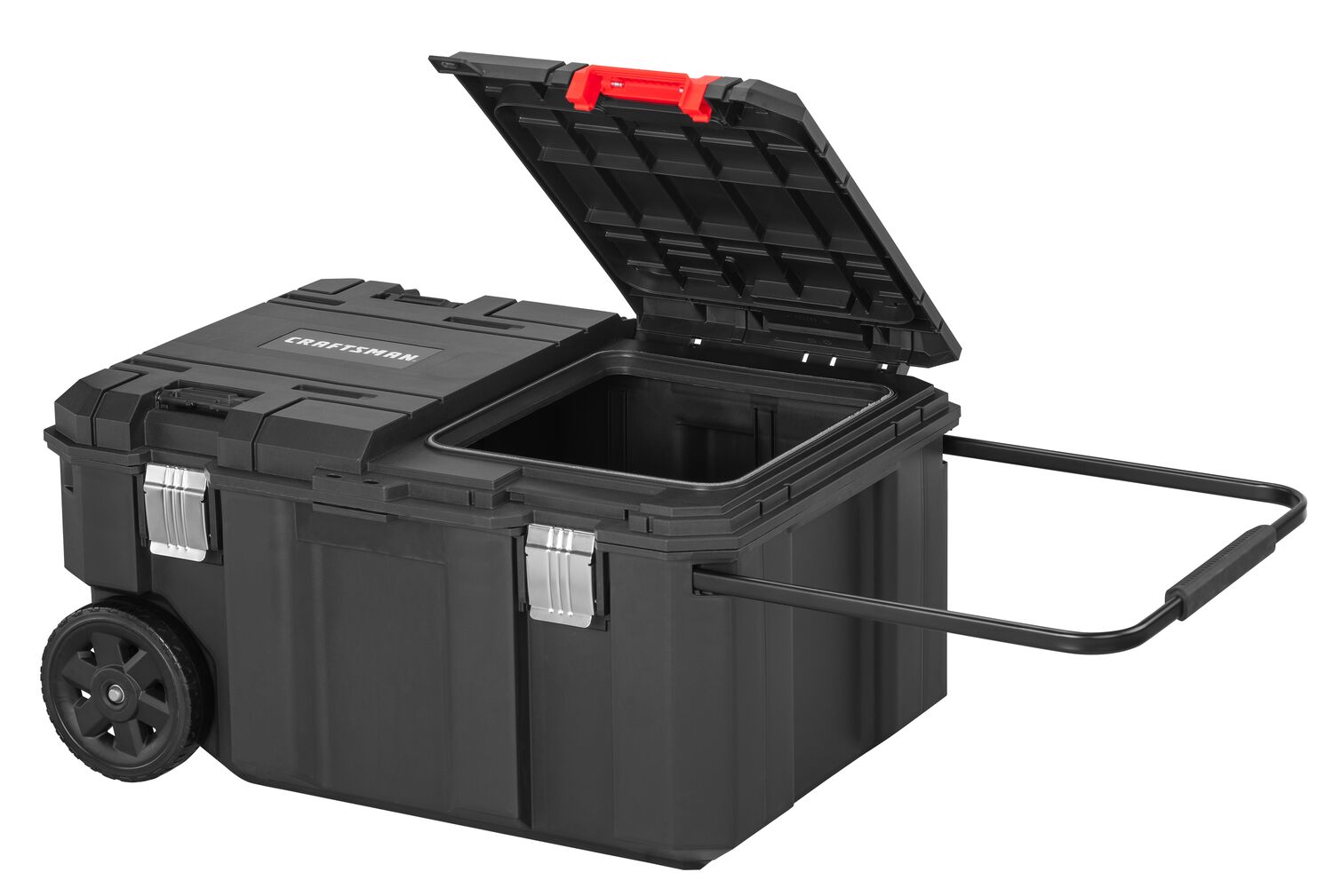 CRAFTSMAN VERSASTACK 30 Gallon Chest with half lid open