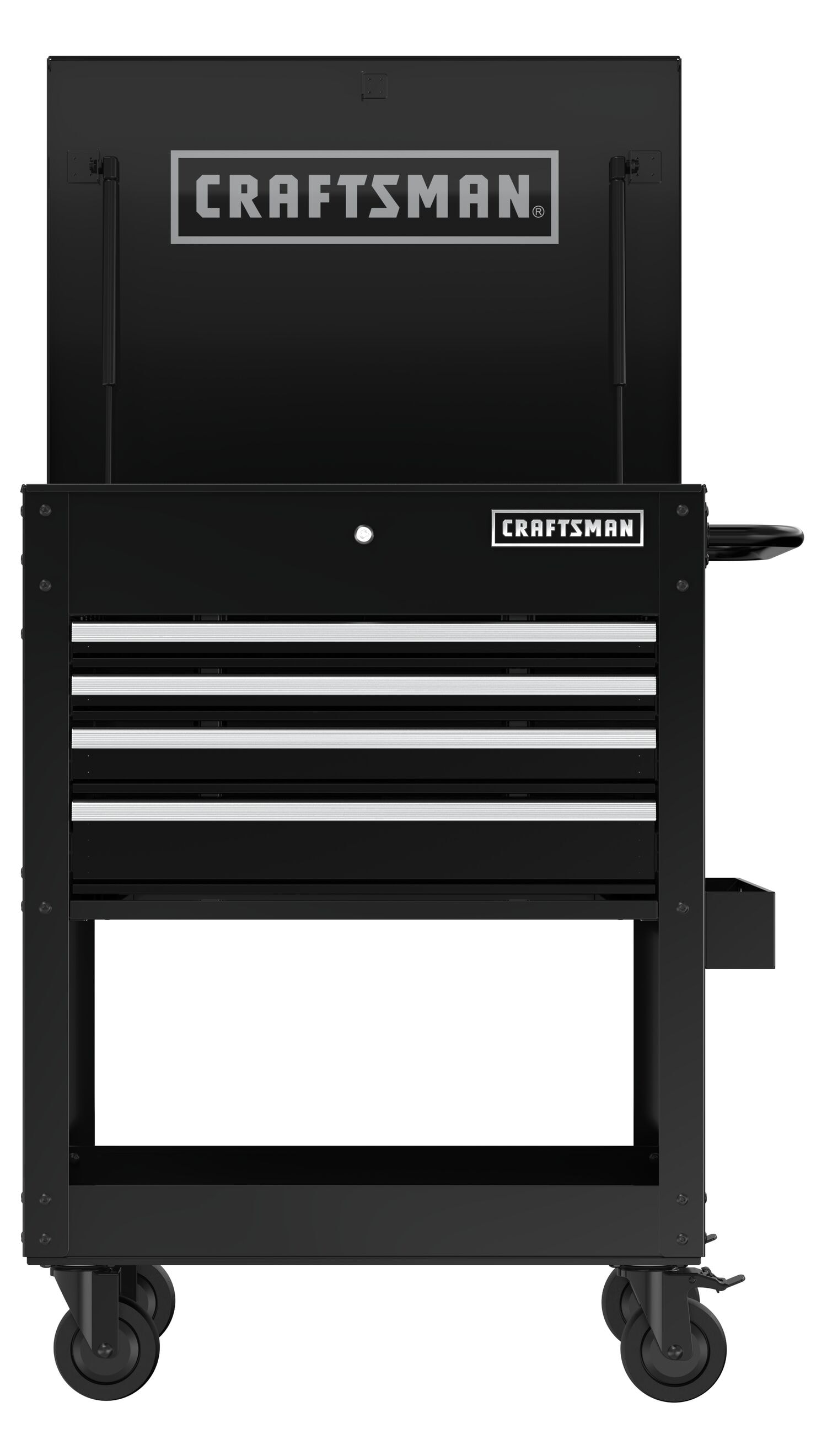 CRAFTSMAN Utility Cart Black Front View