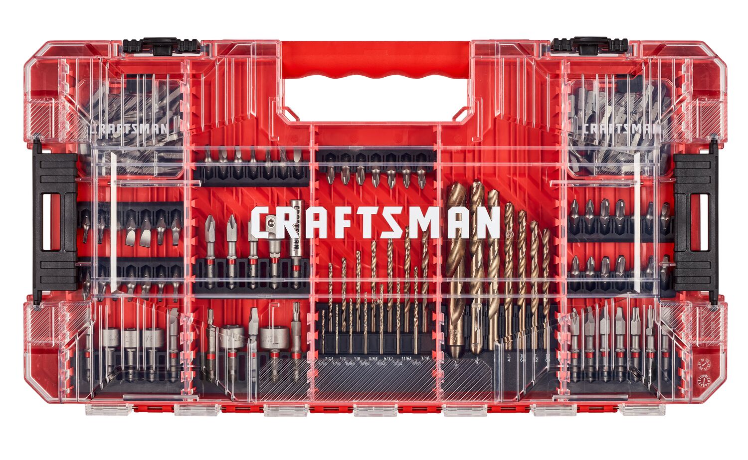 140 Piece Impact Driver Bit Set.