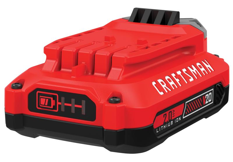 V 20 2.0 Amp hour lithium ion battery.