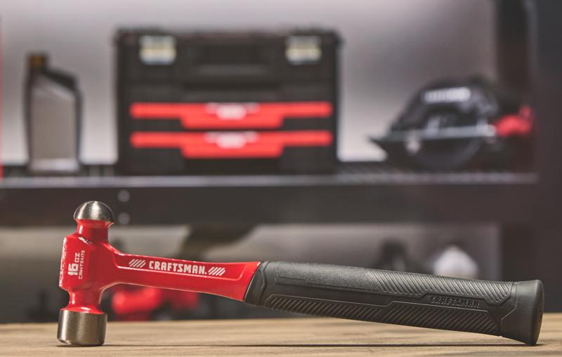 CRAFTSMAN Steel Ball Peen Hammer (16 oz) in garage environment