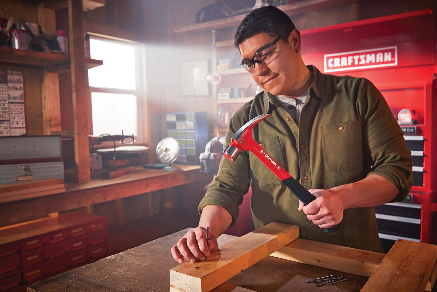 View of CRAFTSMAN Hammers: One-Piece Steel  being used by consumer