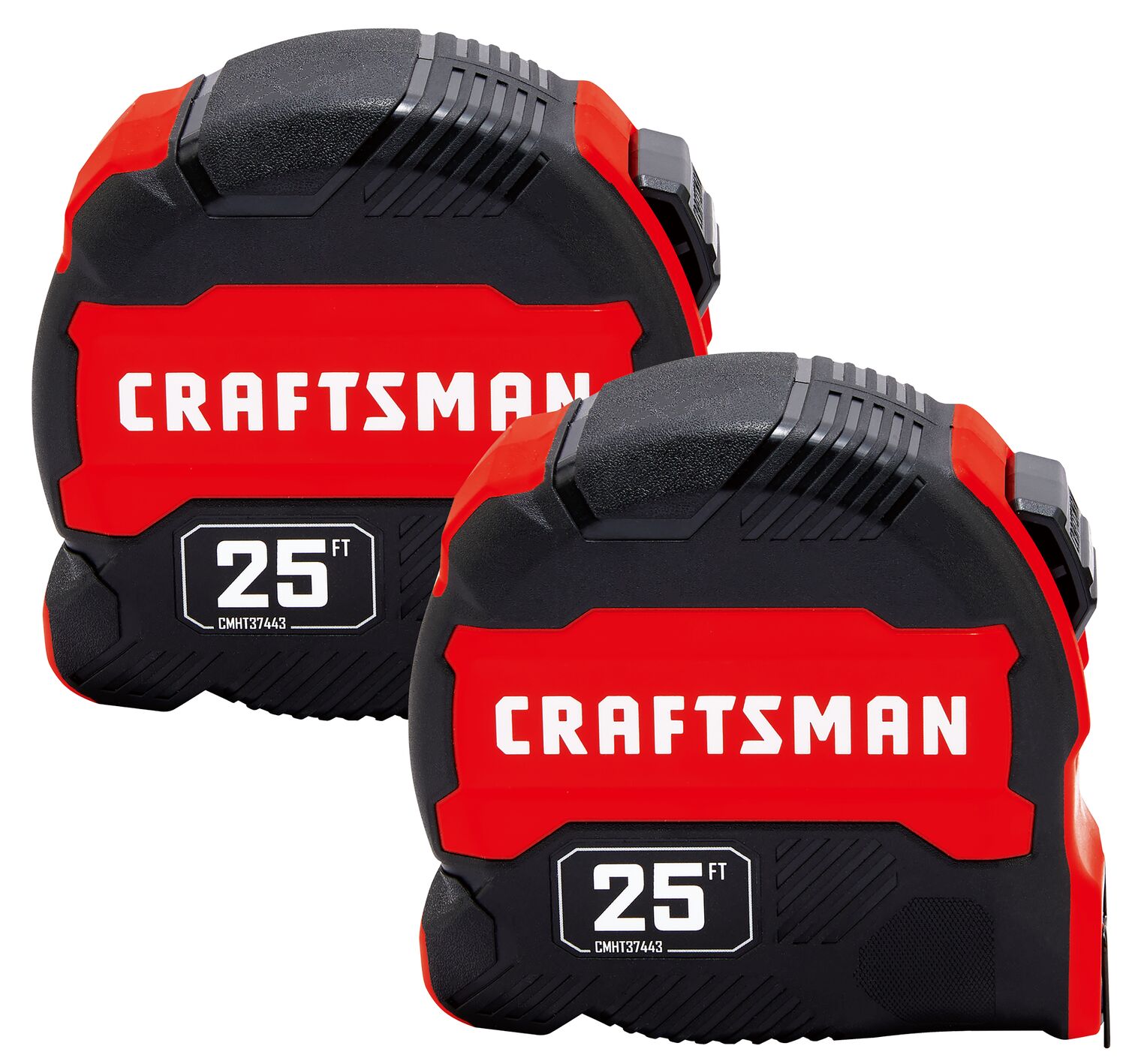 CRAFTSMAN Compact Easy Grip 2-Pack 25ft Tape Measure