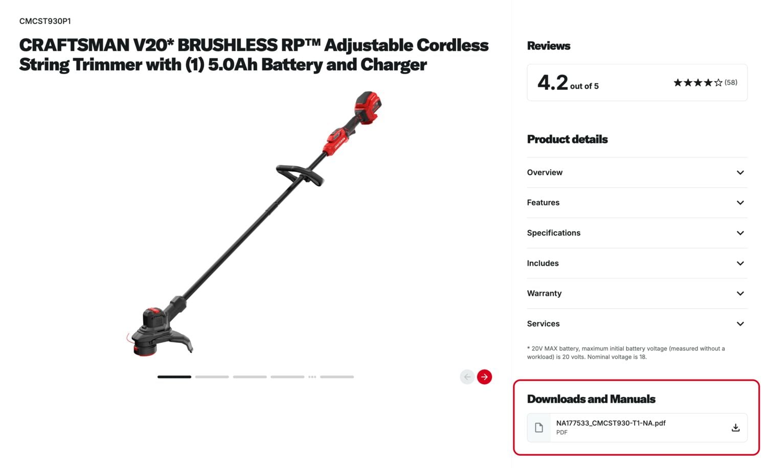 Craftsman Downloads and Manuals Guide Image