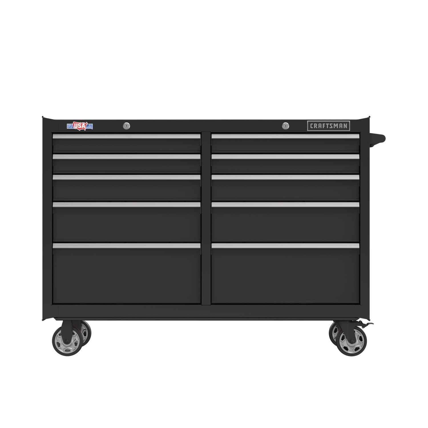 Craftsman tool chest CMST98264RB white background beauty shot front angle.