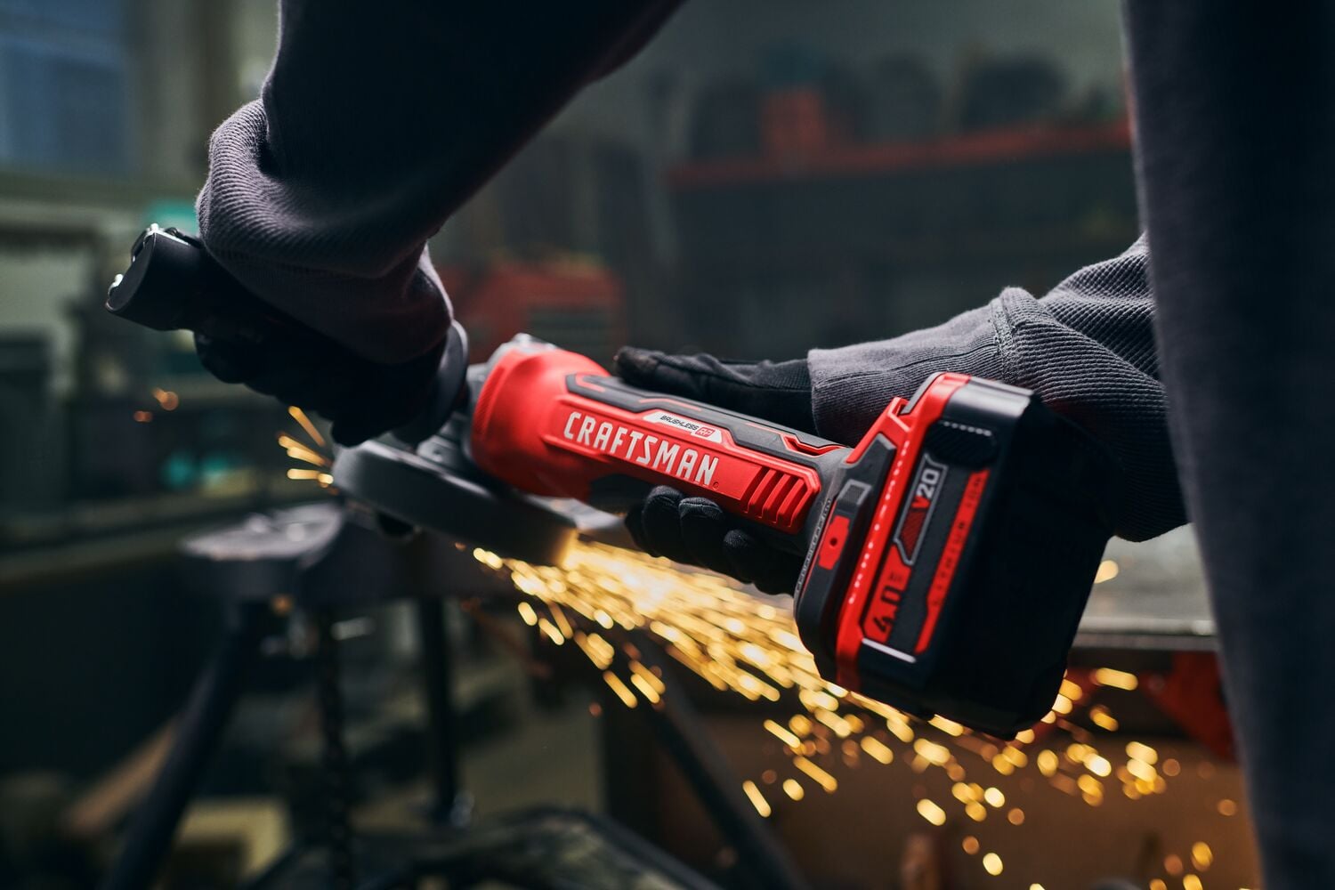 View of CRAFTSMAN Grinders being used by consumer