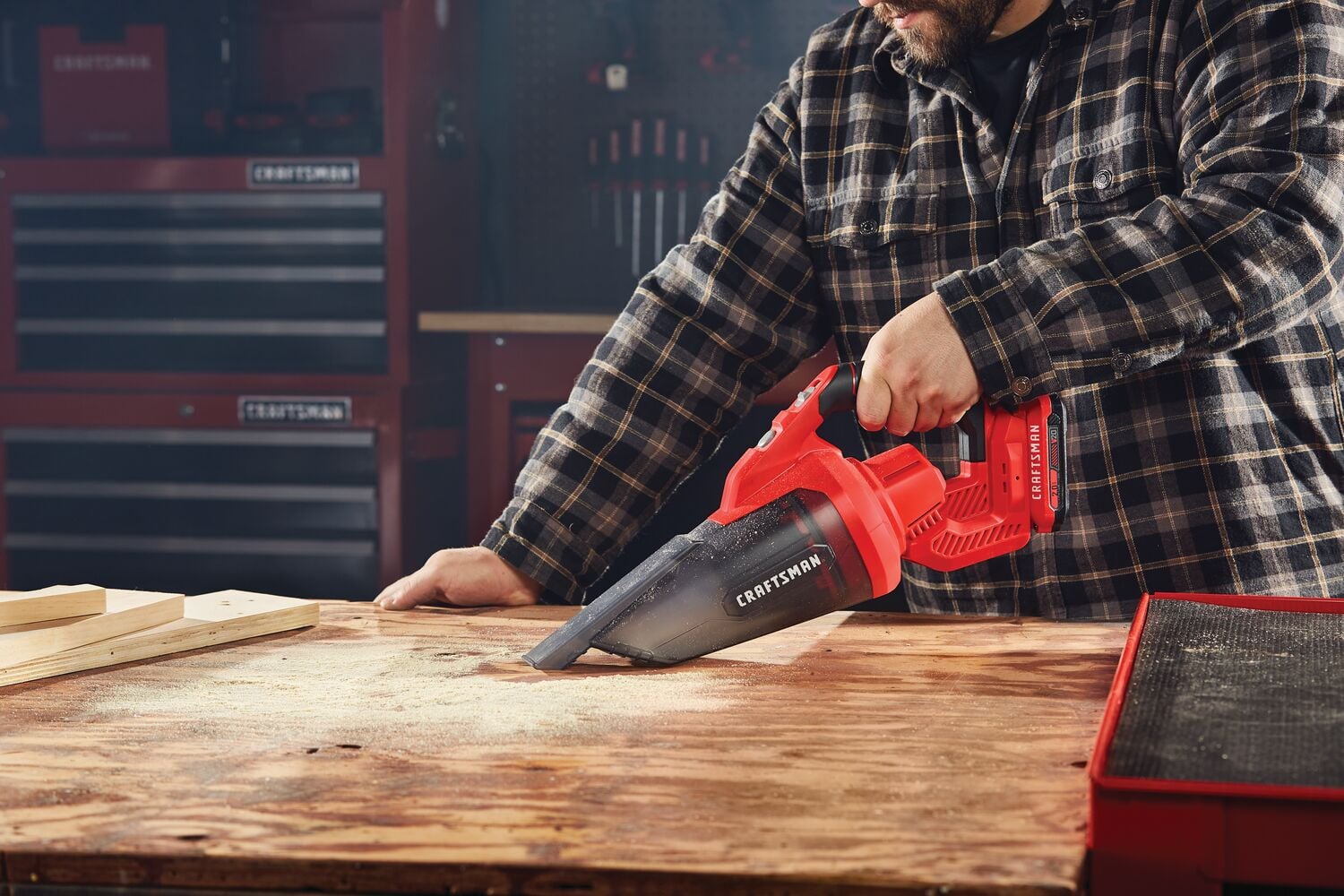 View of CRAFTSMAN Cleaning: Dust & Debris Collection being used by consumer