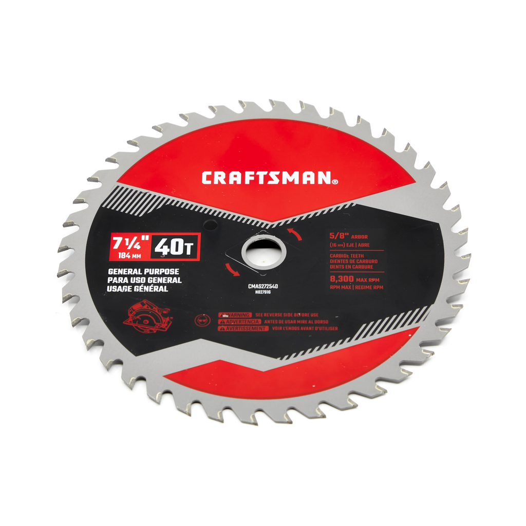 7-1/4-in General Purpose Saw Blade (40 Tooth)