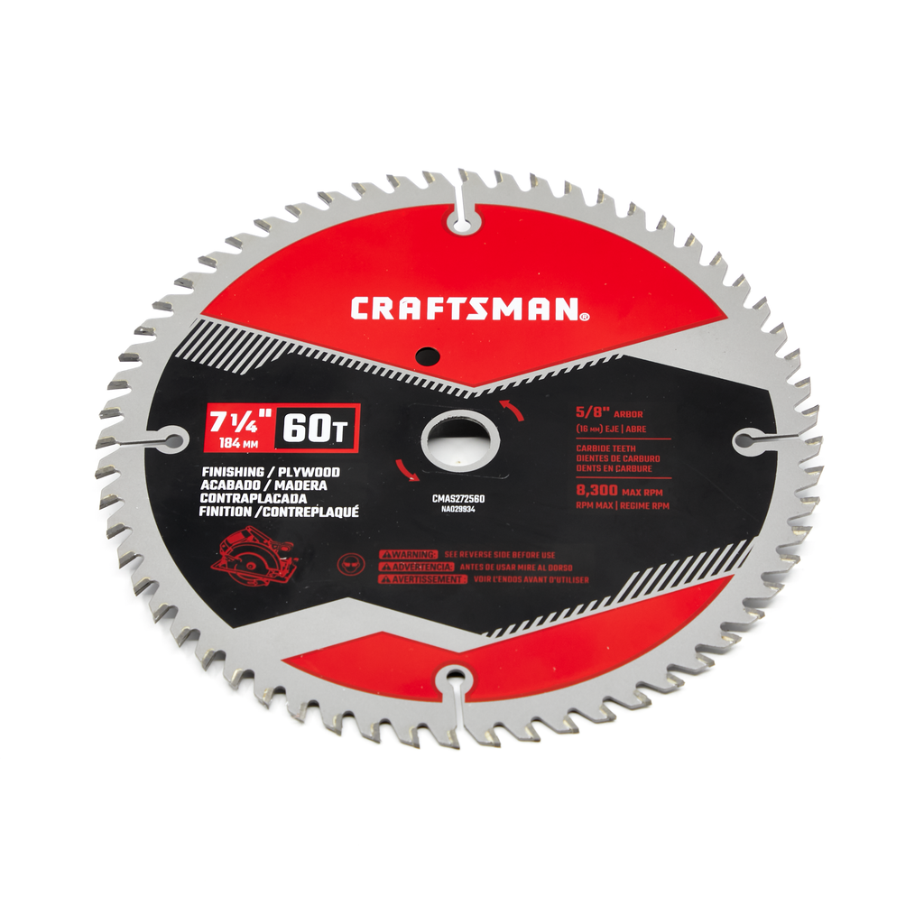 7-1/4 in Finishing/Plywood Saw Blade (60 Tooth)