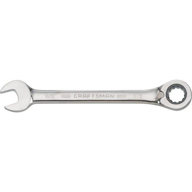 1/2-in 72 Tooth 12 Point SAE Reversible Ratcheting Wrench