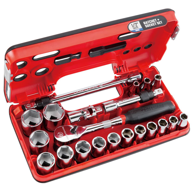 V-Series™ 1/2 in Drive Metric 6-Point Tool Set (21 pc)