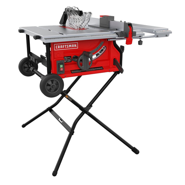 10-in Portable Table Saw with Folding Stand