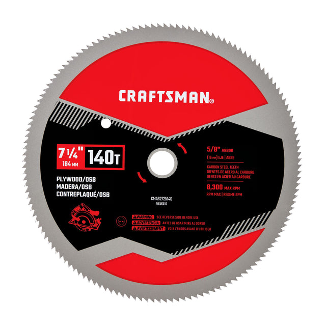 7-1/4-in Plywood Saw Blade (140 Tooth)