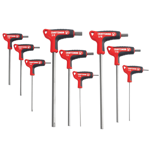 V-Series™ X-Tract Technology  SAE T-Handle Set (9 pc)