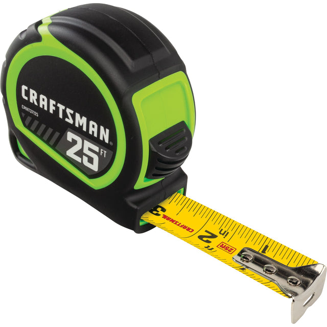 High-Visibility 1-in x 25 ft Tape Measure