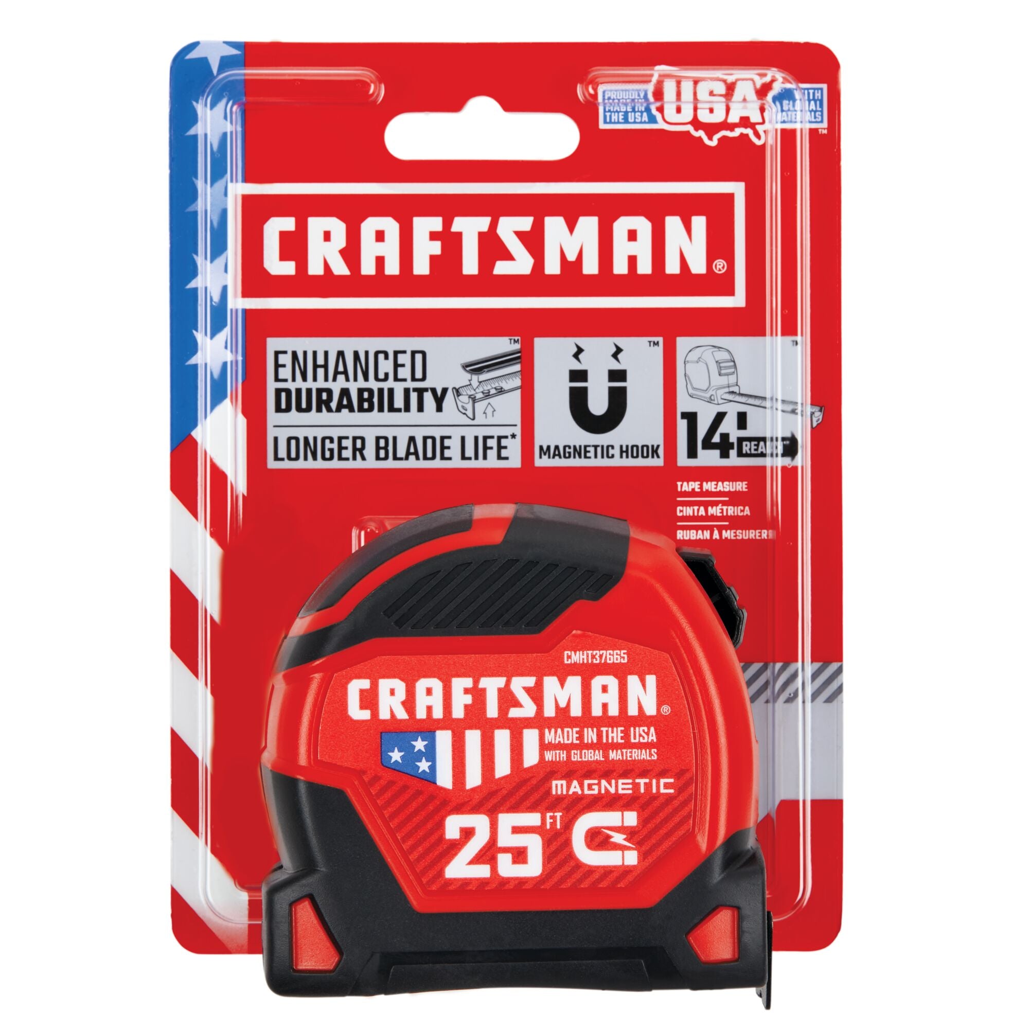 Craftsman Tape Measure, 25-Foot (CMHT37365S) and similar items