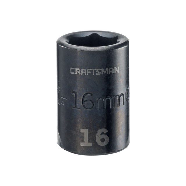 1/2-in Drive 16mm Metric Impact Shallow Socket