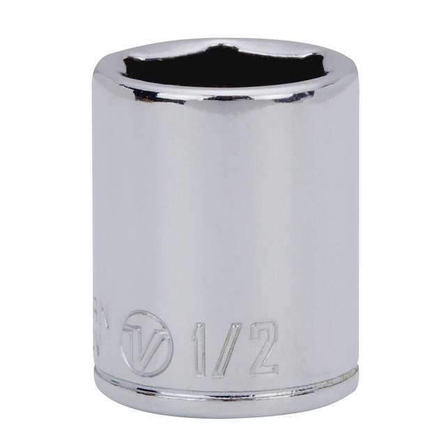 1/4 Dr 6-Point Shallow Socket  1/2
