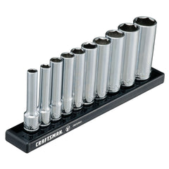 V-Series™ 1/4 in Drive SAE Deep 6-Point Socket Set (10 pc)