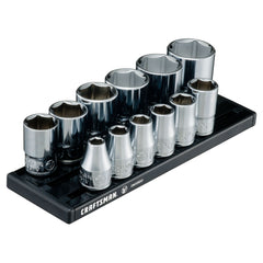 V-Series™ 3/8 in Drive SAE 6-Point Socket Set (12 pc)