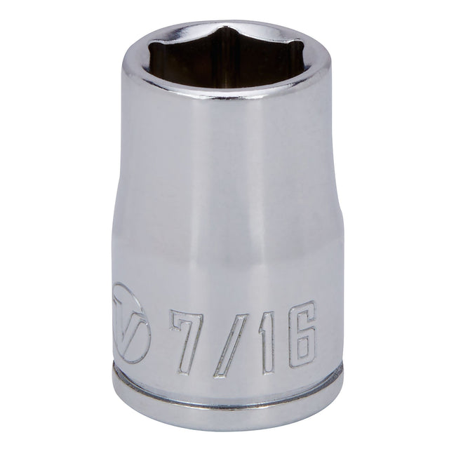 3/8 Dr 6-Point Shallow Socket 7/16