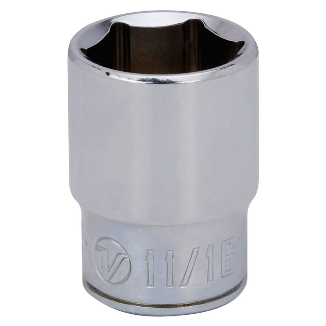 3/8 Dr 6-Point Shallow Socket 11/16