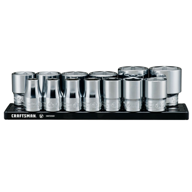 V-Series™ 1/2 in Drive SAE 6-Point Socket Set (13 pc)