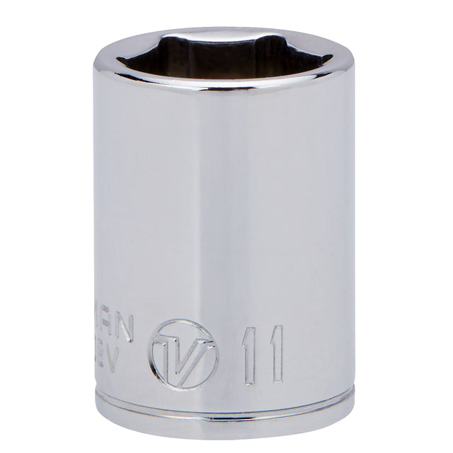 1/4 Dr 6-Point Shallow Socket 11