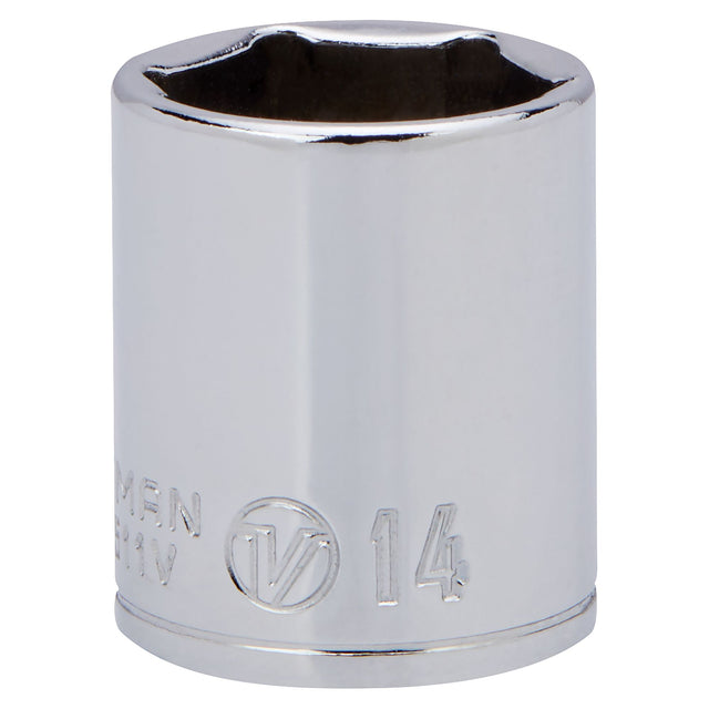 1/4 Dr 6-Point Shallow Socket 14