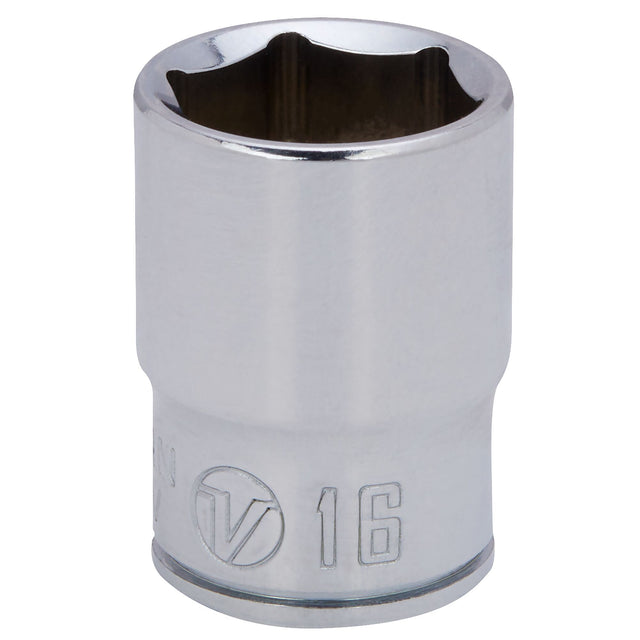 3/8 Dr 6-Point Shallow Socket 16