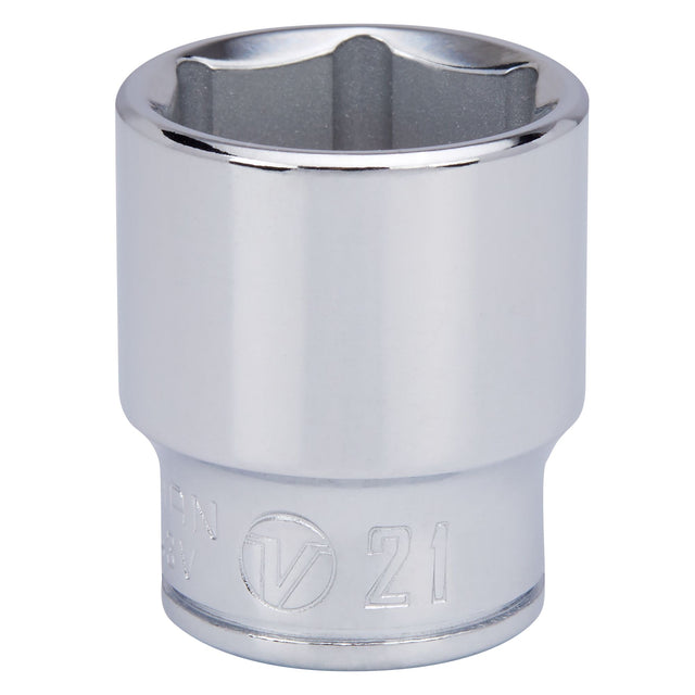 3/8 Dr 6-Point Shallow Socket 21