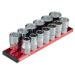 V-Series™ 1/2 in Drive Metric 6-Point Socket Set (13 pc)