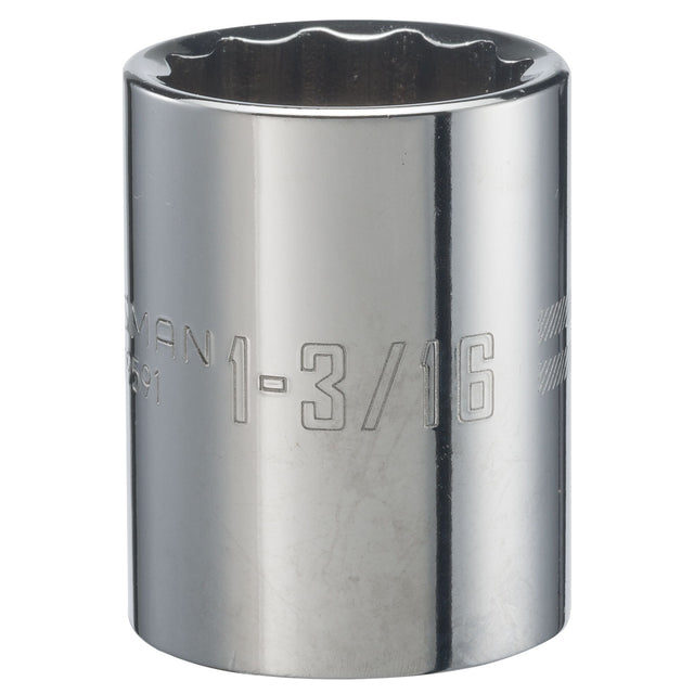3/4-in Drive 1-3/16-in 12 Point SAE Shallow Socket