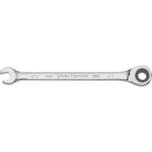 1/4-in 72 Tooth 12 Point SAE Ratcheting Wrench