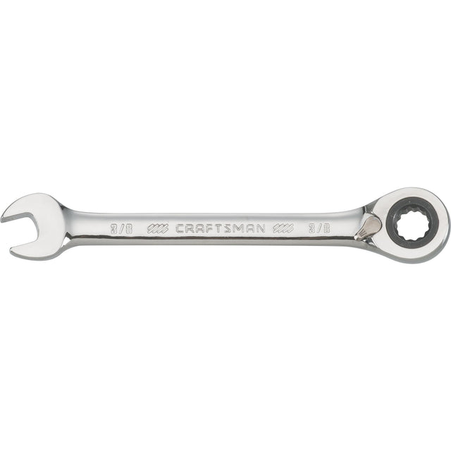 3/8-in 72 Tooth 12 Point SAE Reversible Ratcheting Wrench
