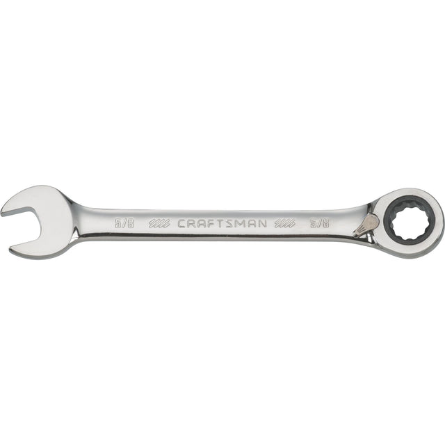 5/8-in 72 Tooth 12 Point SAE Reversible Ratcheting Wrench