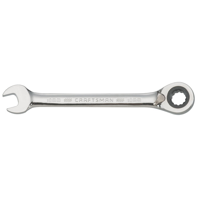 10mm 72 Tooth 12 Point Metric Reversible Ratcheting Wrench