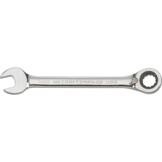 14mm 72 Tooth 12 Point Metric Reversible Ratcheting Wrench